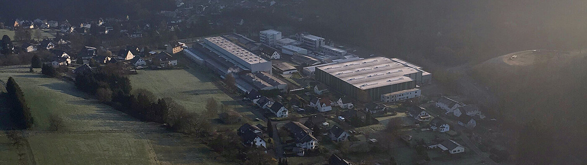 aerial view of the kampf building